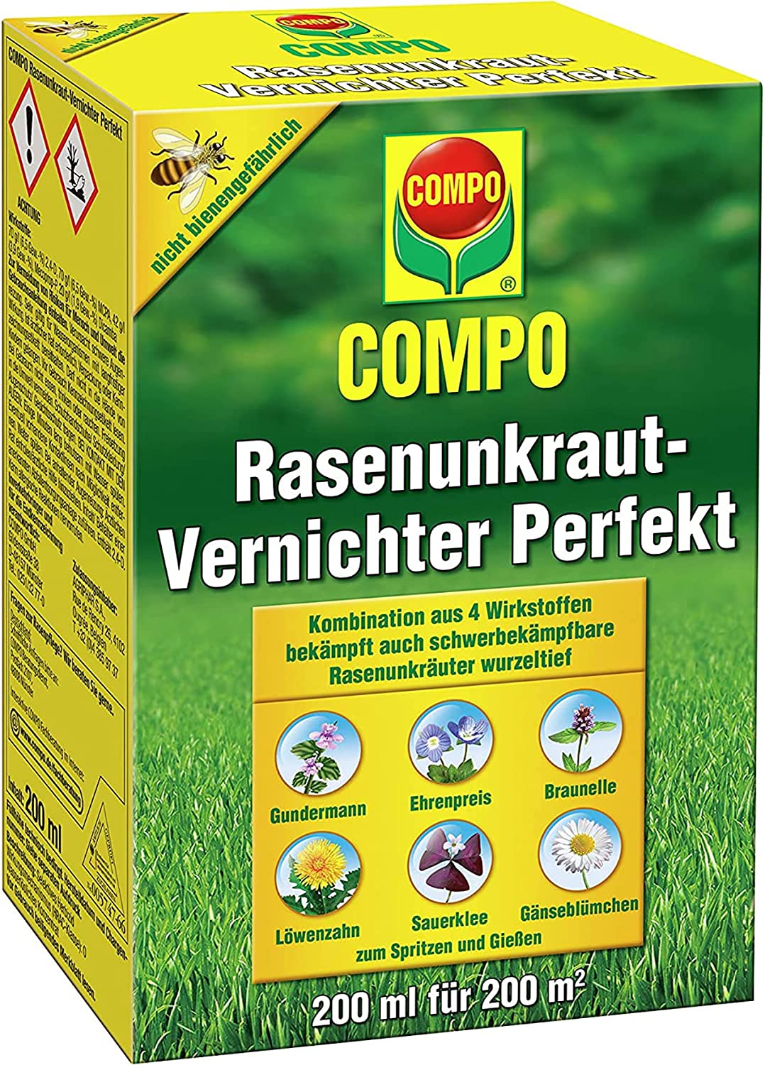 COMPO Rasenunkraut-Vernichter Perfekt 200 ml für 200 m²