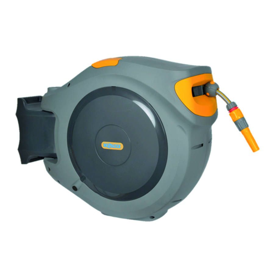 Hozelock Auto Reel 40 m automatischer Schlauchaufroller mit Schlauch