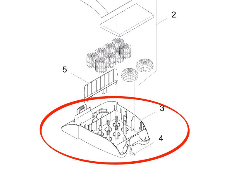 Filterunterteil Pumpe/UVC
