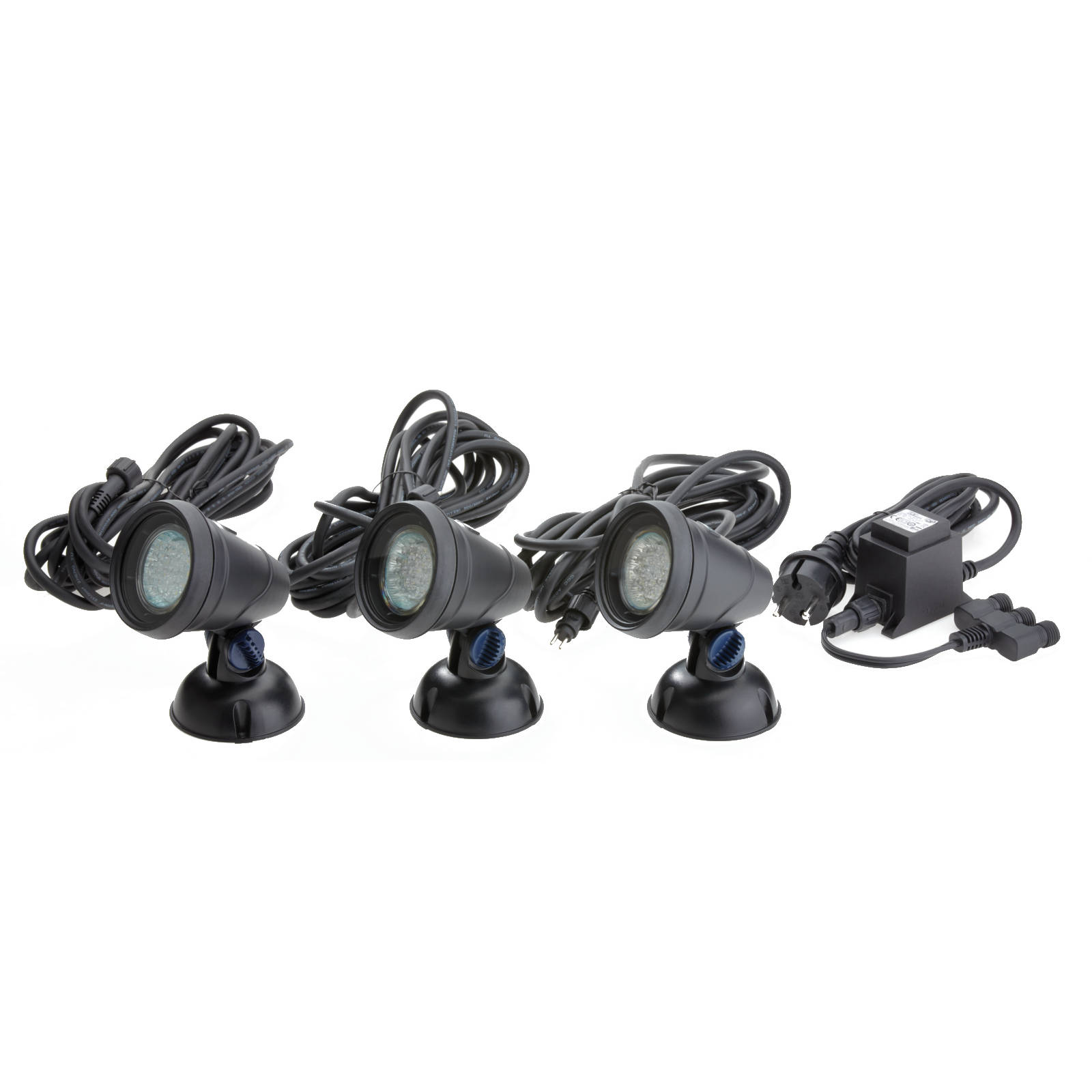 Oase LunAqua Classic LED Set 3 LED Leuchten mit Netzteil