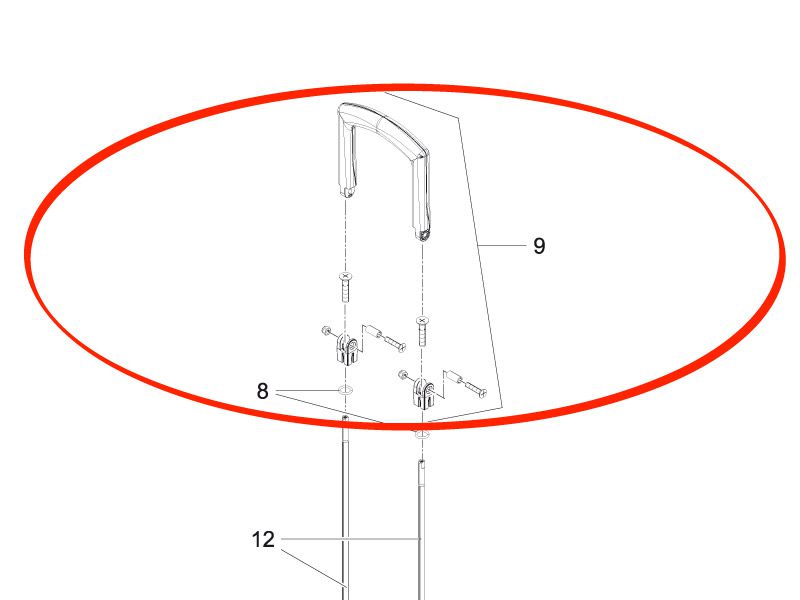 Ersatz Griff FiltoClear 12000 - 30000