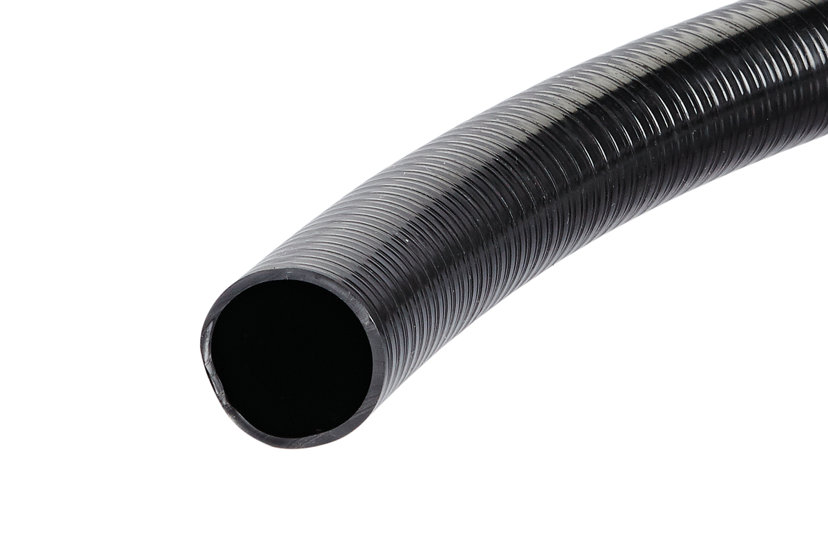 Spiralschlauch schwarz 1 1/4", 25 Meter
