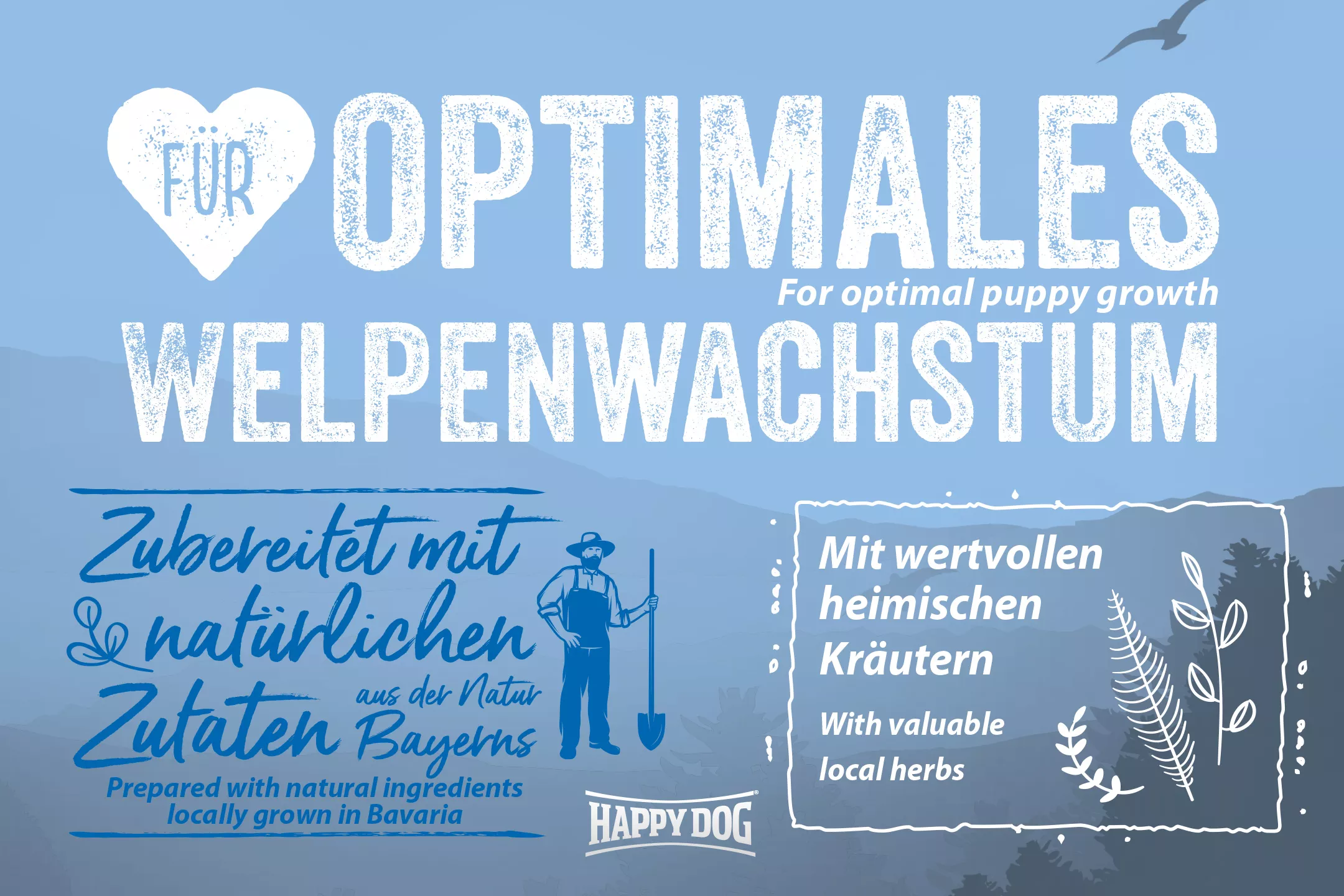 Happy Dog NaturCroq Puppy 1 kg ab dem 1. Monat