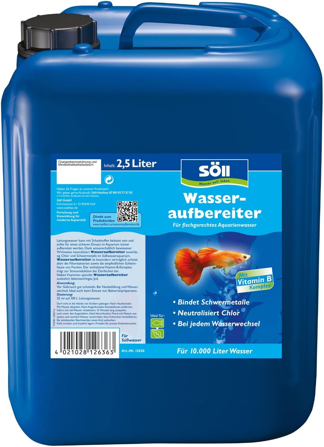 Wasseraufbereiter Aqua 2,5 L
