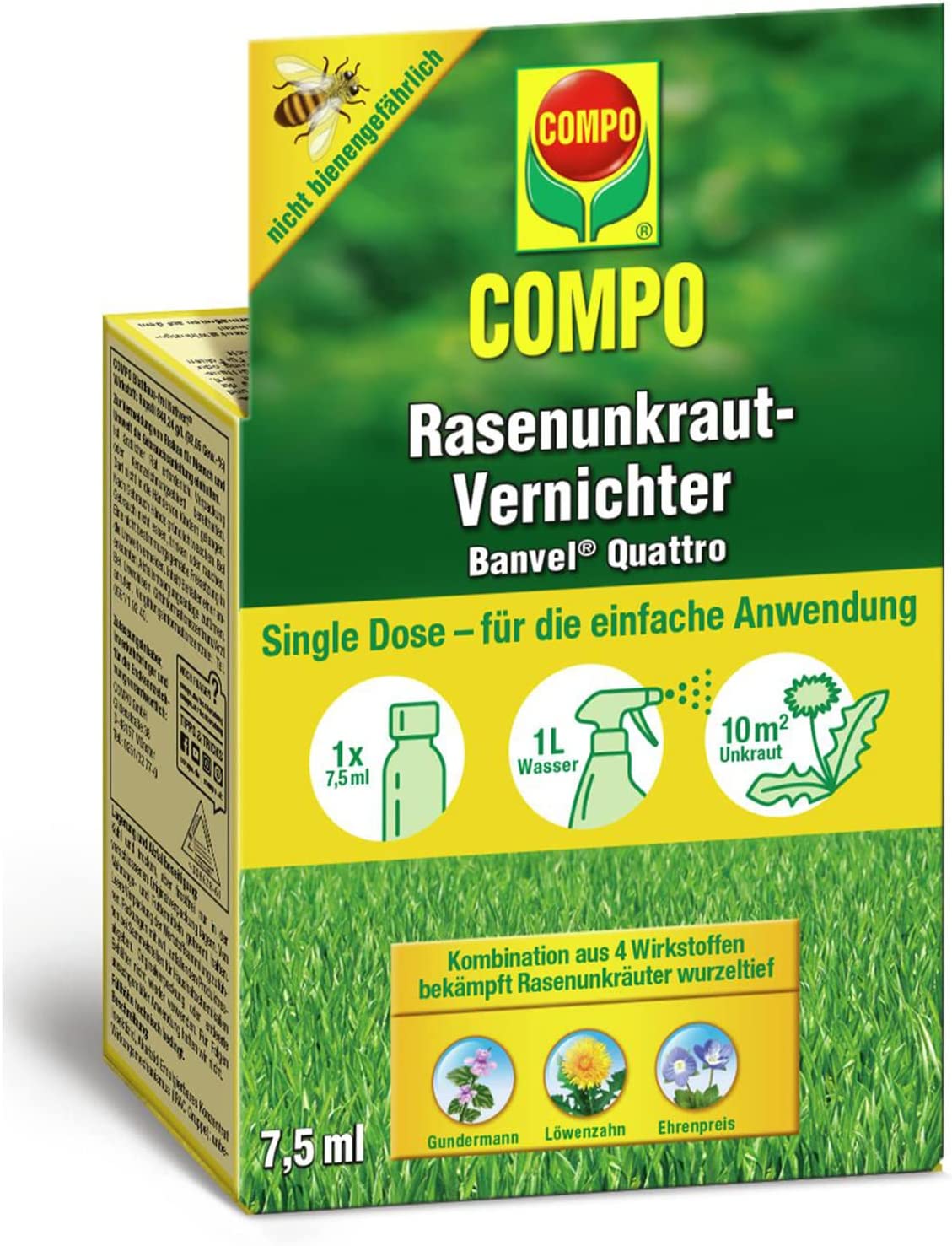 COMPO Rasenunkraut-Vernichter Banvel® Quattro 10 ml für 10 m²