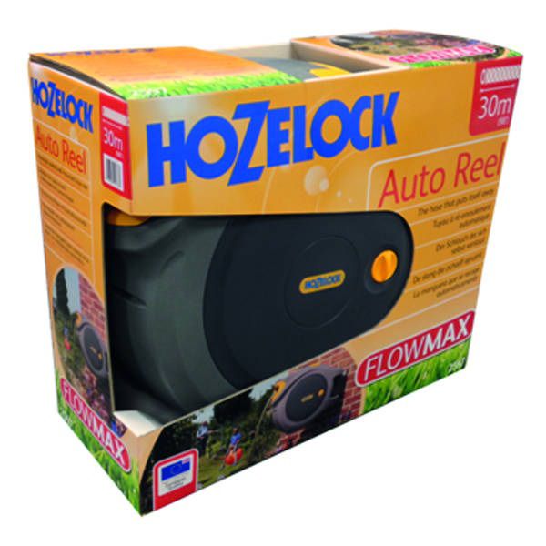 Hozelock Auto Reel 40 m automatischer Schlauchaufroller mit Schlauch