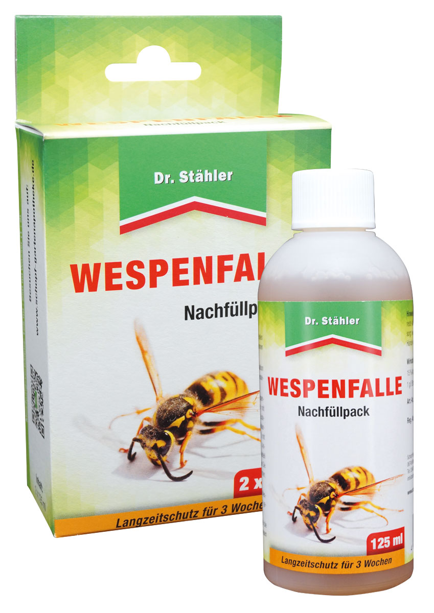 Dr. Stähler Wespenfalle Nachfüllpack 2 x 125 ml Dr. Stähler Wespenfalle Nachfüllpack 2 x 125 ml